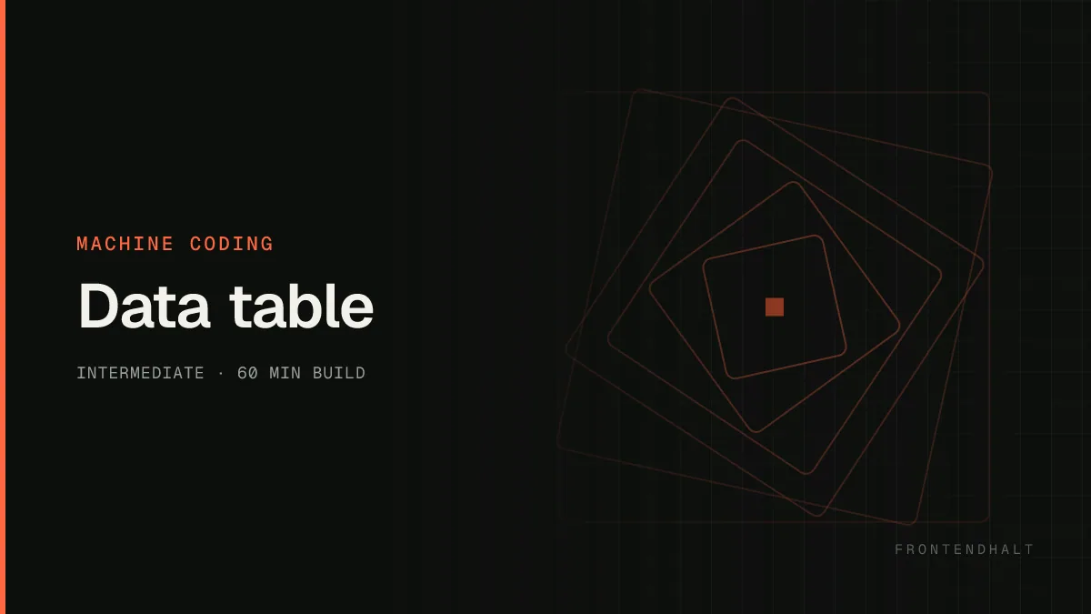Data table interface reference
