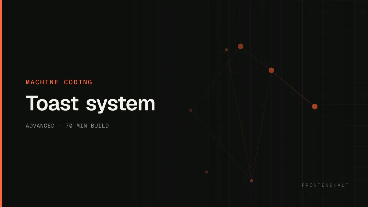 Toast system interface reference