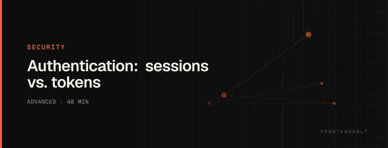 Authentication: sessions vs. tokens visual explanation