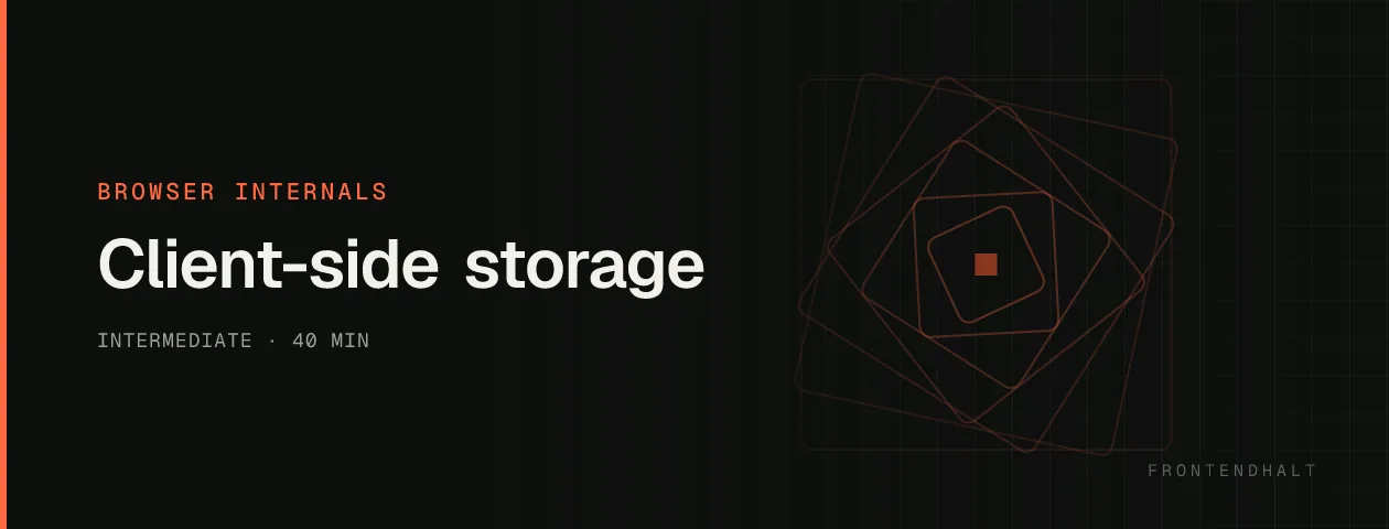 Client-side storage visual explanation
