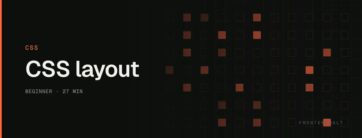 CSS layout visual explanation