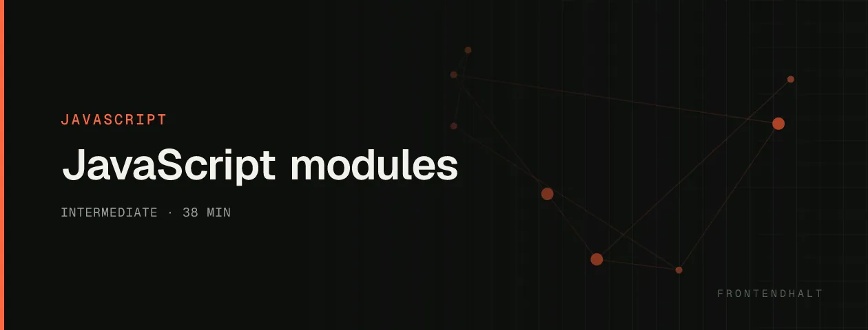 JavaScript modules visual explanation