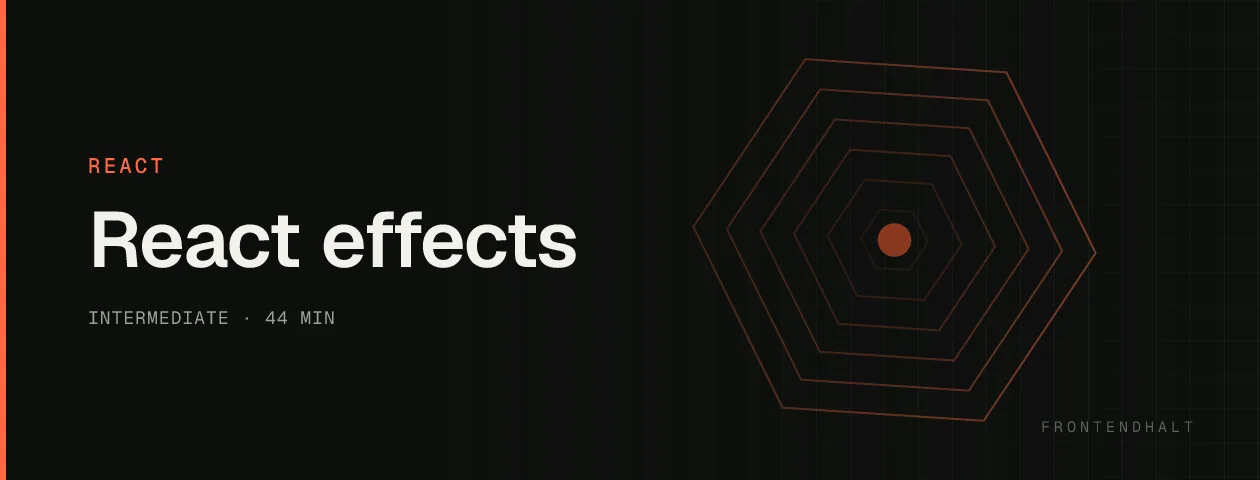 React effects visual explanation