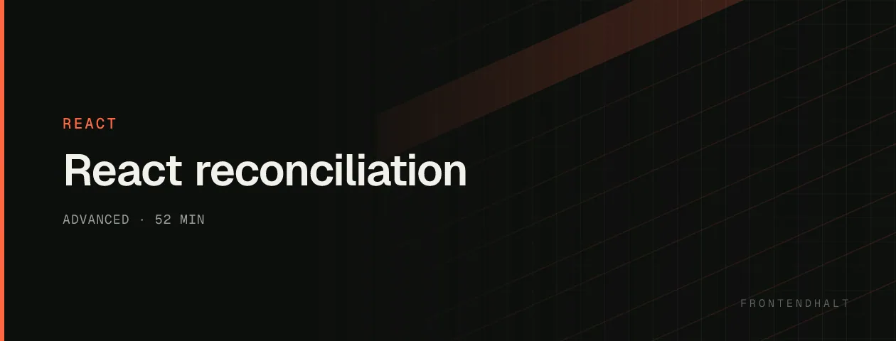 React reconciliation visual explanation
