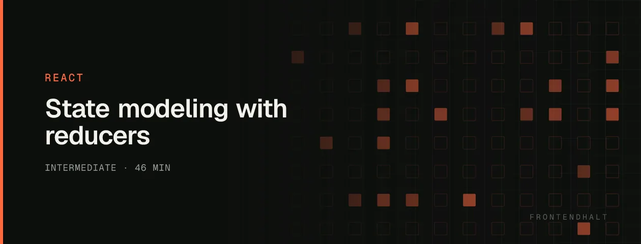 State modeling with reducers visual explanation