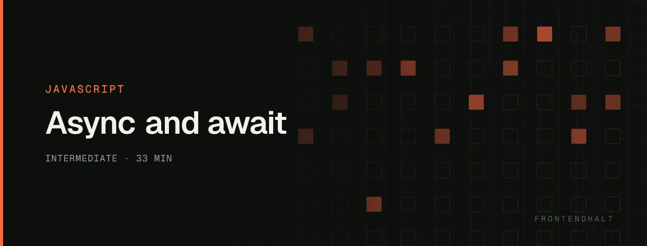 Async and await visual explanation